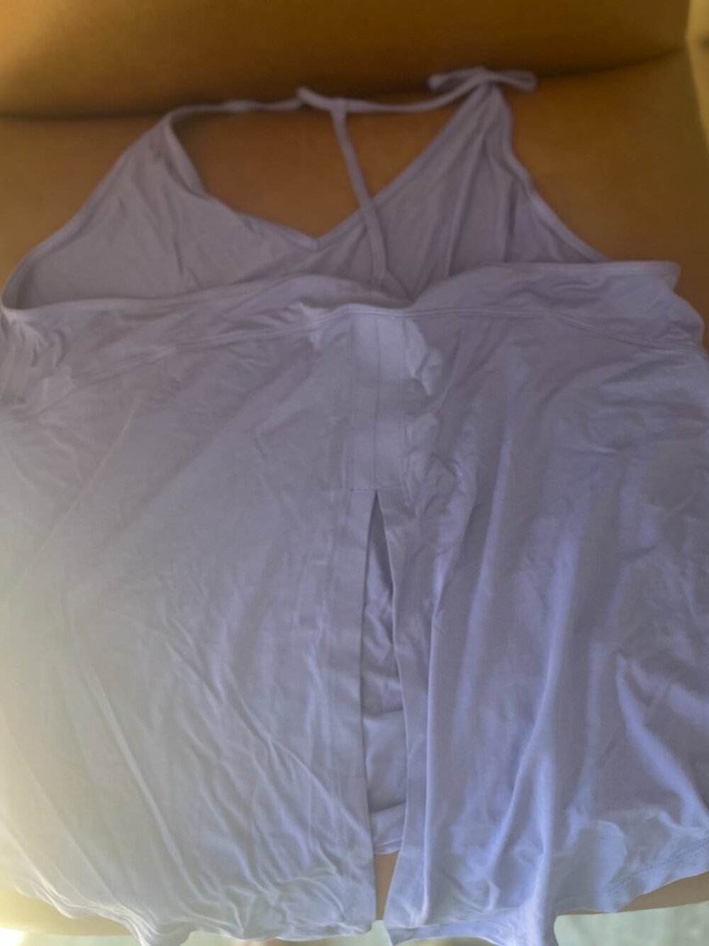 NWT Lululemon Modal-Silk Yoga Tank Top Purple Size 8 - Picture 2 of 4